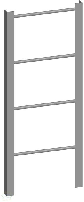Стальные канализационные стремянки для спуска в колодцы от завода