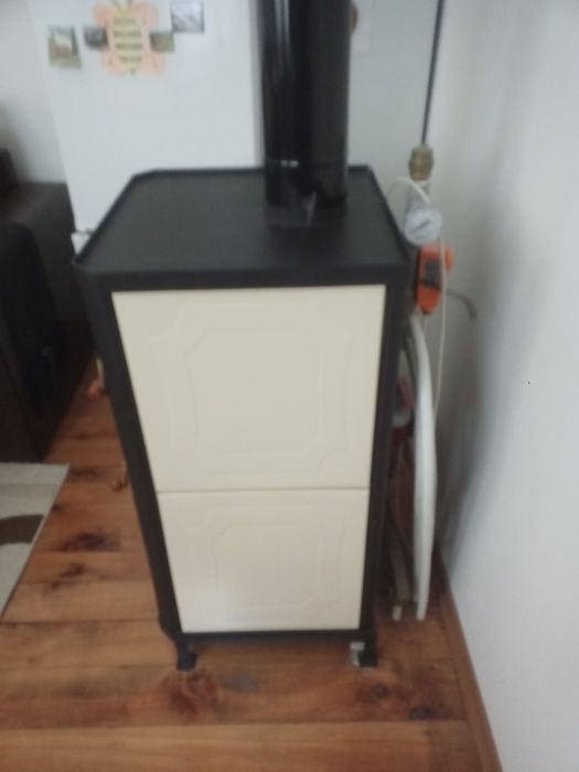 Печка с водна риза тип камина Прити 8kv