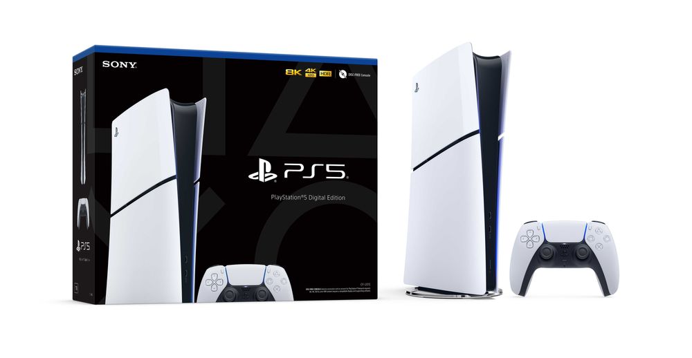 Consola PlayStation 5 Digital Edition (PS5) Slim, 825GB SSD, E-Chassis