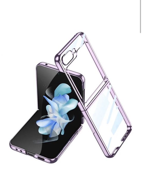 Samsung Z FLIP 5 Z FLIP 6 - Husa 360 Plastic Margine Colorata