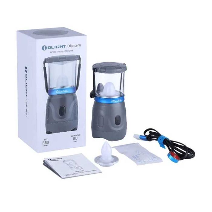Olight Olantern Basalt Grey - Lanterna tip felinar noua in cutie