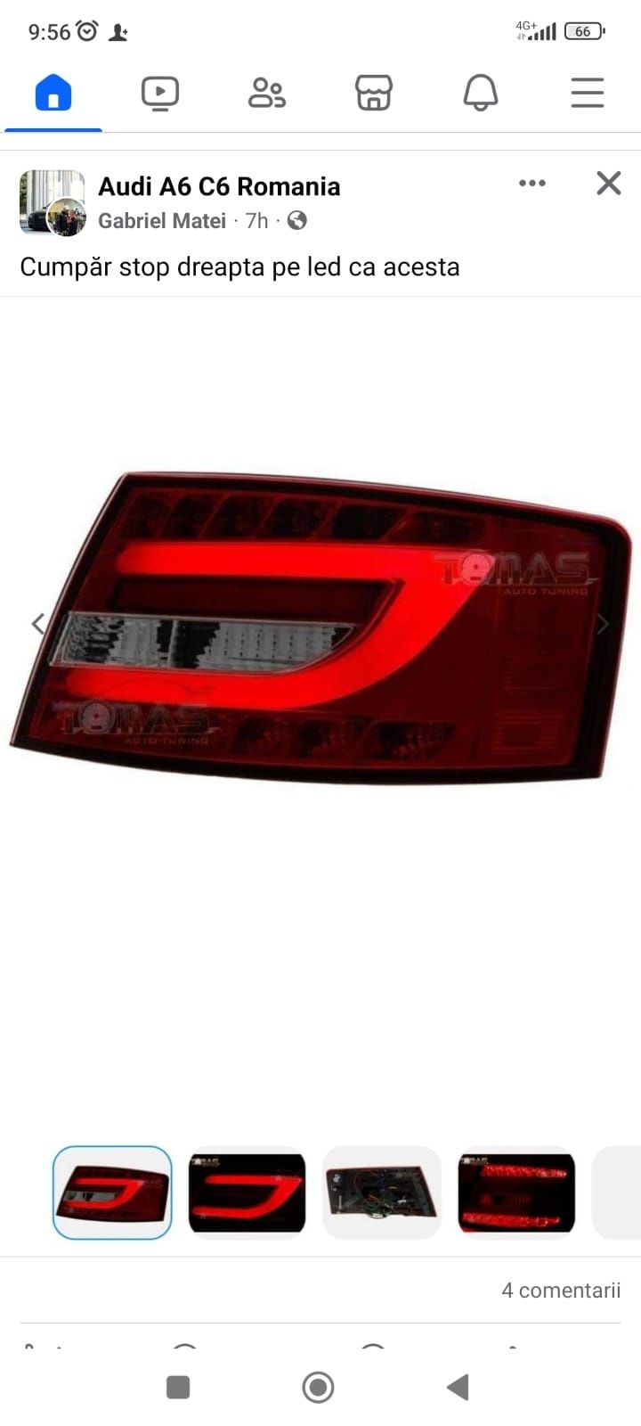 Stopuri led Audi a6 c6 sedan