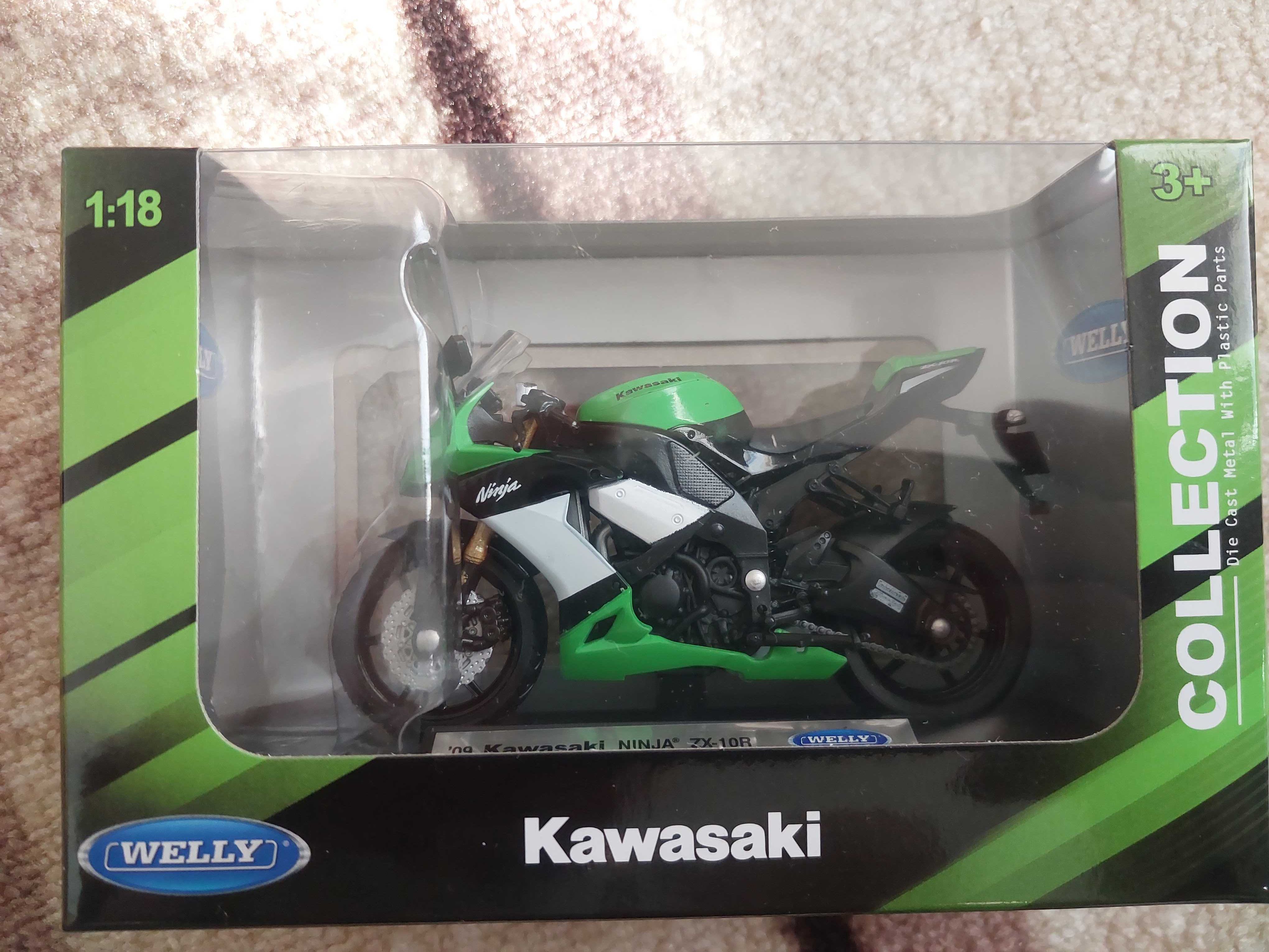 Kawasaki ninja zx10r welly 1/18