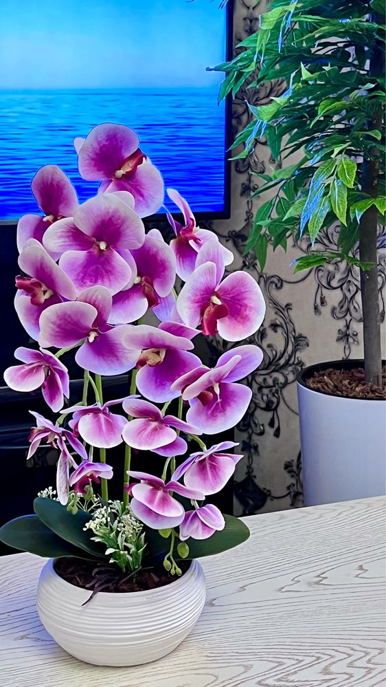 Орхидеи для декора искусственные