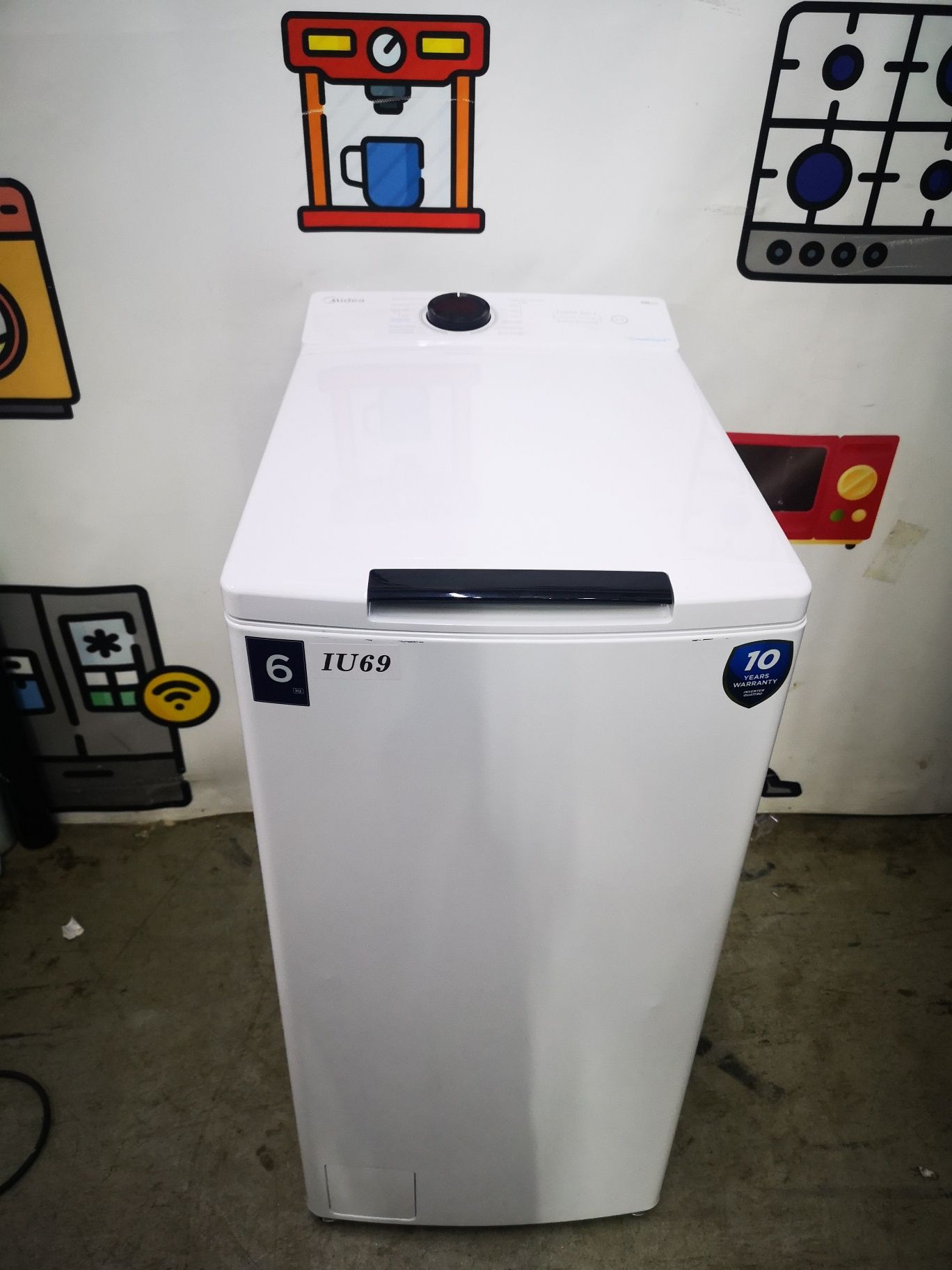Mașina de spălat verticala Midea 6kg import Germania cu Garanție IU69