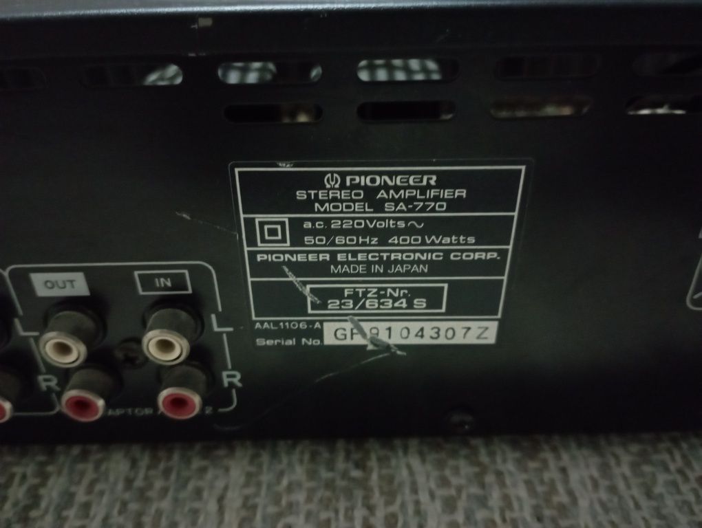 Amplificator Pioneer SA_770. Pret 300ron