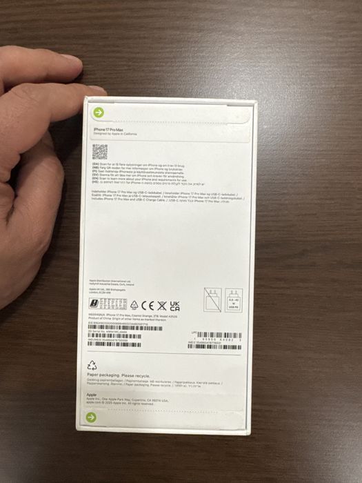 Iphone 17 pro max 2 tb