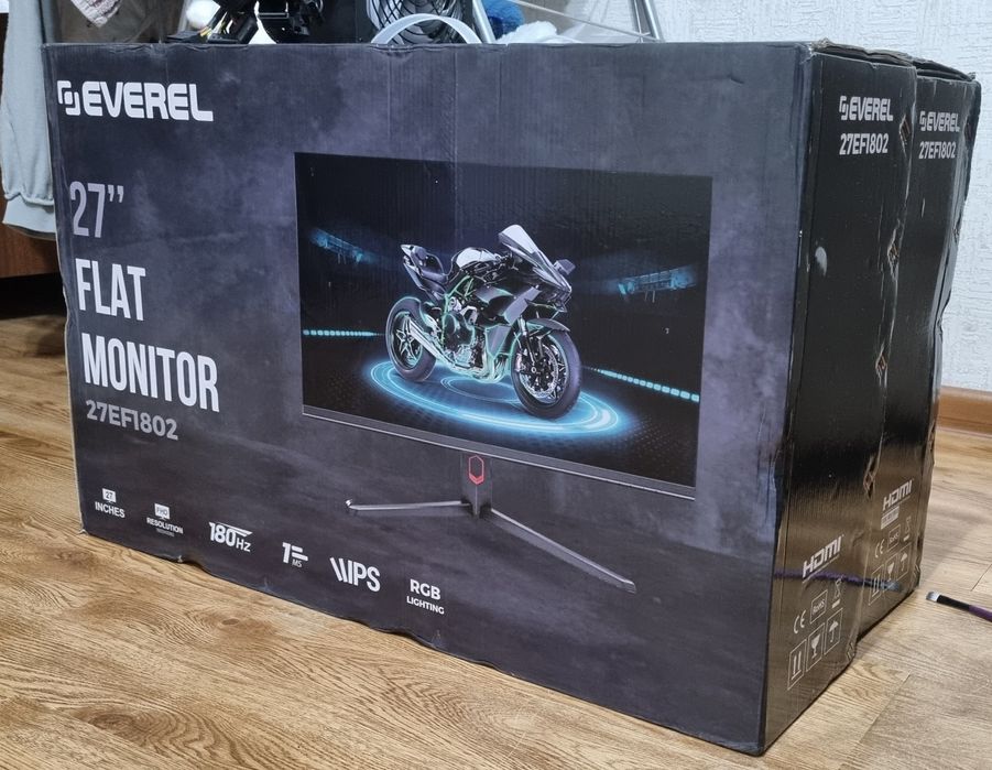 Монитор Everel 27EF1802 в отличном состоянии как новый