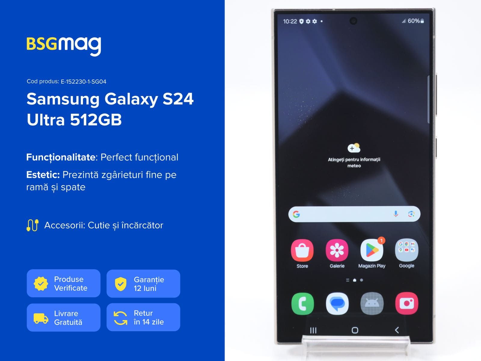 Telefon Samsung Galaxy S24 Ultra 512GB - BSGmag