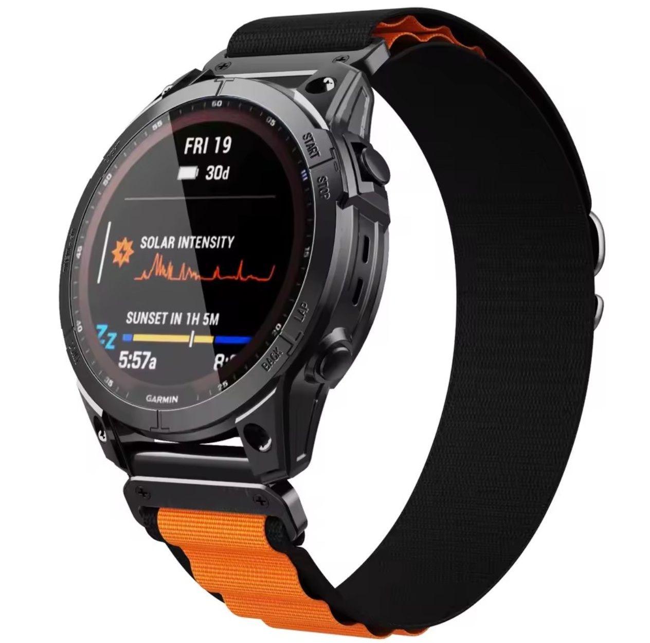 Нова спортна каишка за Garmin Fenix 7S/7X - Nylon, бързо освобождаване