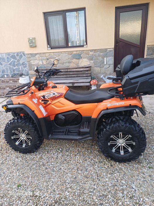 Cf moto 450 L an 2020 km 2300 proprietar în acte carte, talon, fiscal