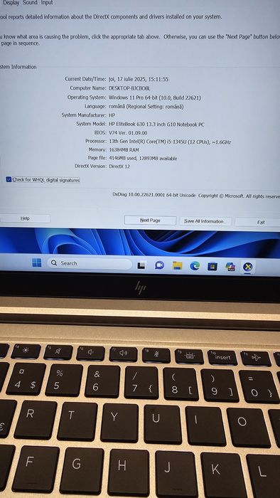 Laptop Hp Elitbook 630 G10 i.5 1345U(13 th Gen)