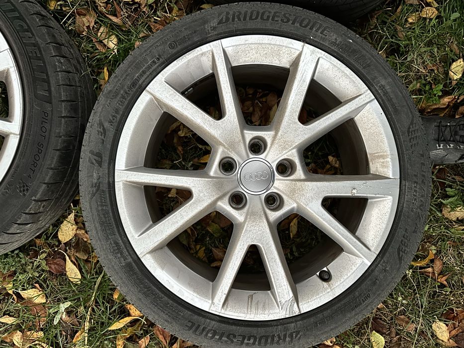 Jante cu tot cu cauciuc Audi Q5 20018 5x112  215 45 r18