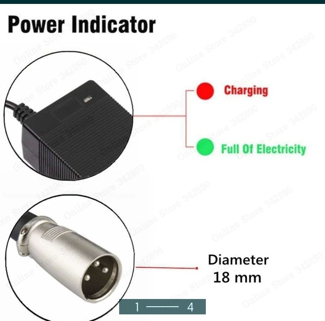 Încărcător pentru bicicletă  electrică