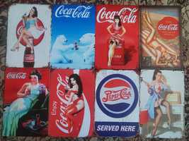 Tablii metalige vintage Coca Cola Reclame