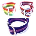 Curea ceas, nylon, model Nato, bratara material textil, latime 20mm