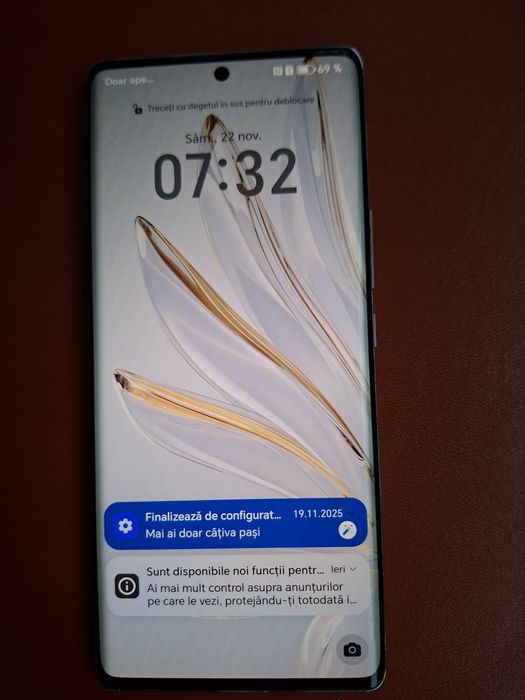 Telefon mobil Honor 70, Dual SIM, 8GB RAM, 128GB, 5G, Crystal Silver