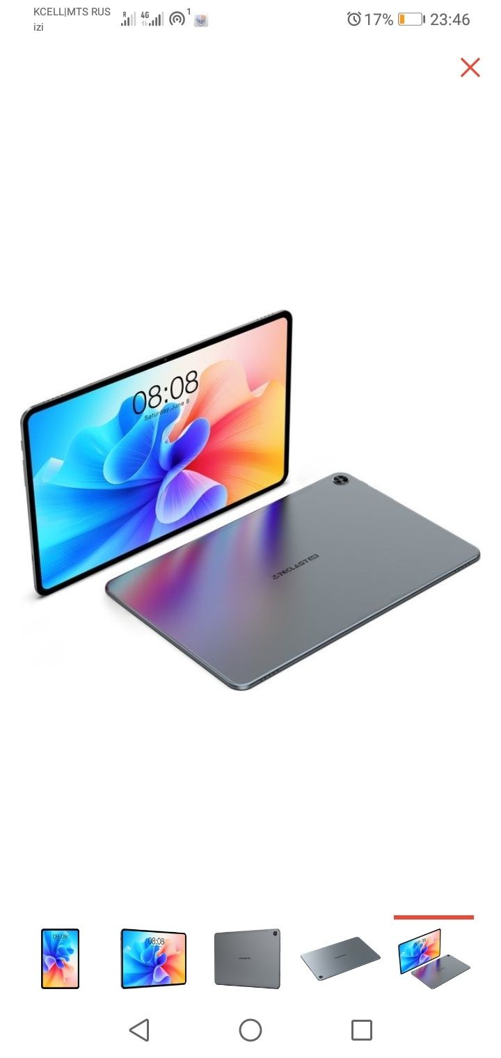 Планшет Teclast T40 Pro 10.4 дюйм 8 Гб/128 ГБ серый С ГАРАНТИЕЙ 1 ГОД