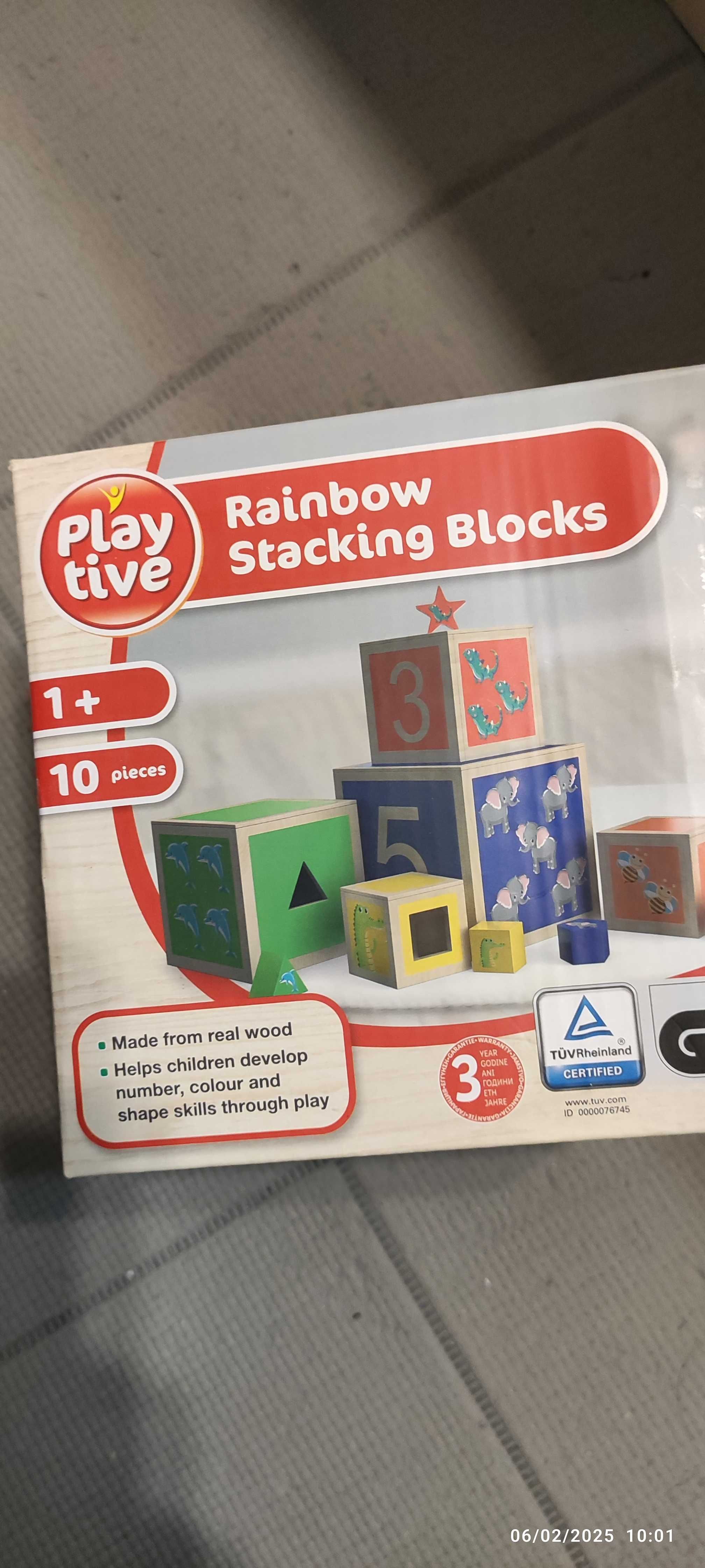 Сортер дървен възраст 1+ Playtive