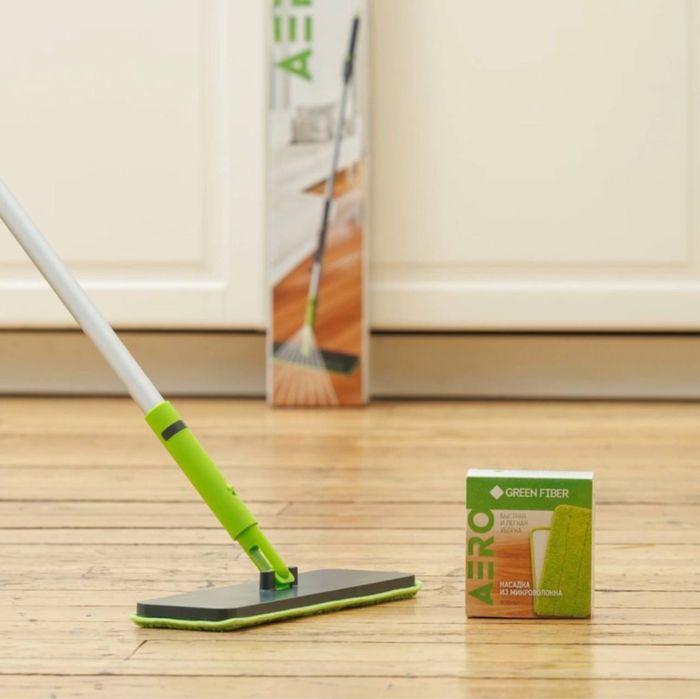Швабра с распылителем Green Fiber AERO +доставка
