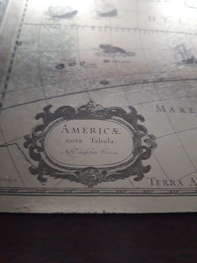 Harta veche a Americii.