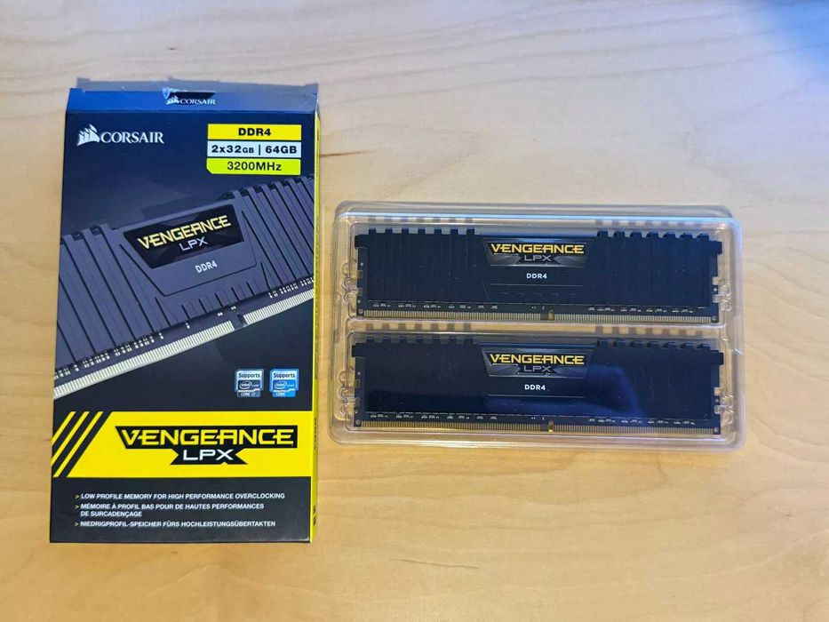 Рам памет Corsair Vengeance LPX 2x32GB 64GB 3200Mhz DDR4