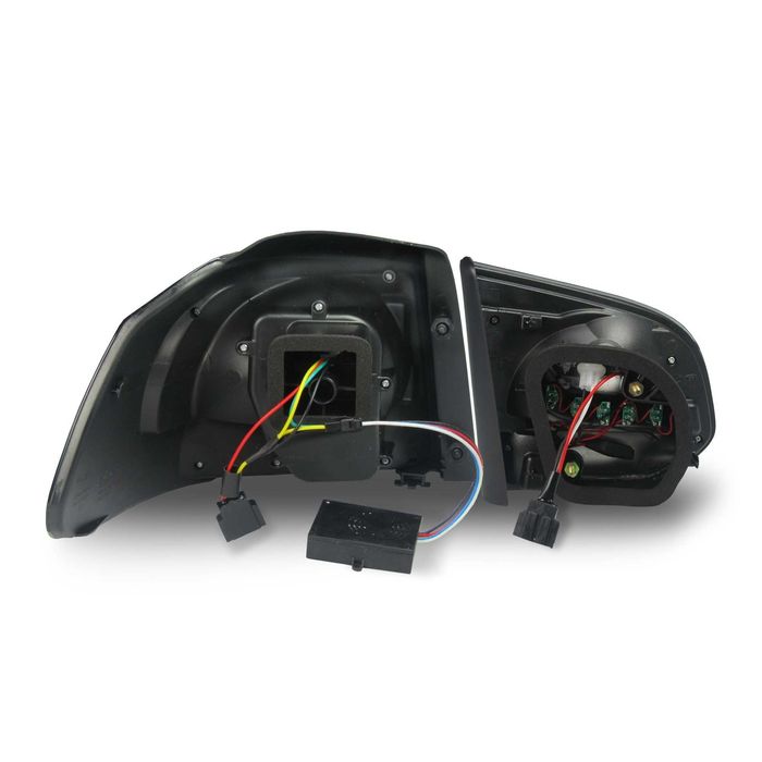 Черни ЛЕД стопове Голф 6 LED VW Golf 6 Диодни LED затъмнени тунинг