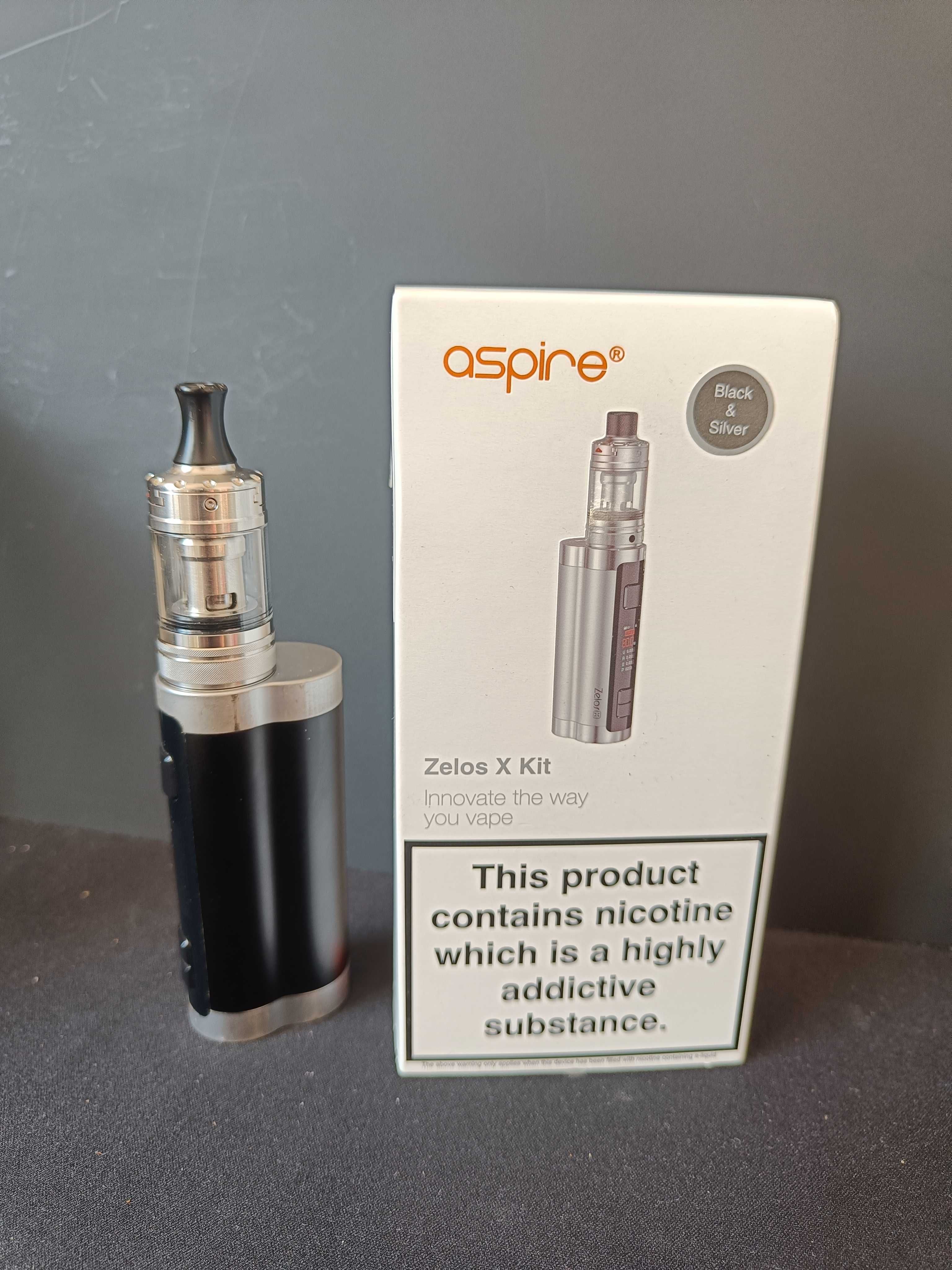Kit Aspire Zelos X + Tank Nautilus 322 + 2 acumulatori + incarcator
