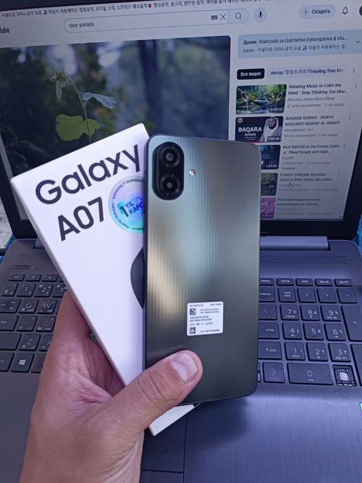 Samsung A 07. 4/128gb yengi