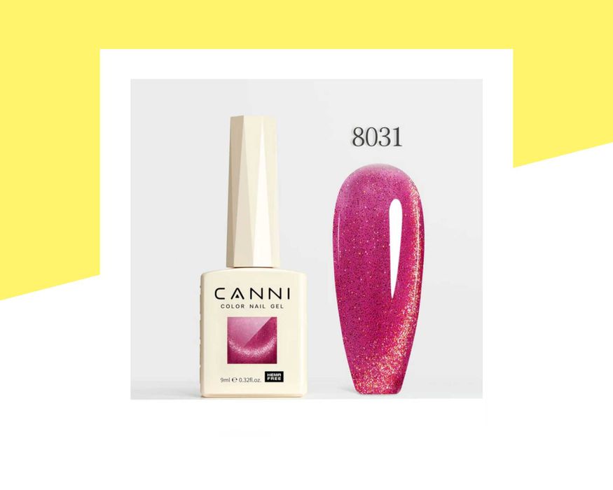 Професионален хипоалергенен гел лак котешко око - CANNI – 9 мл.