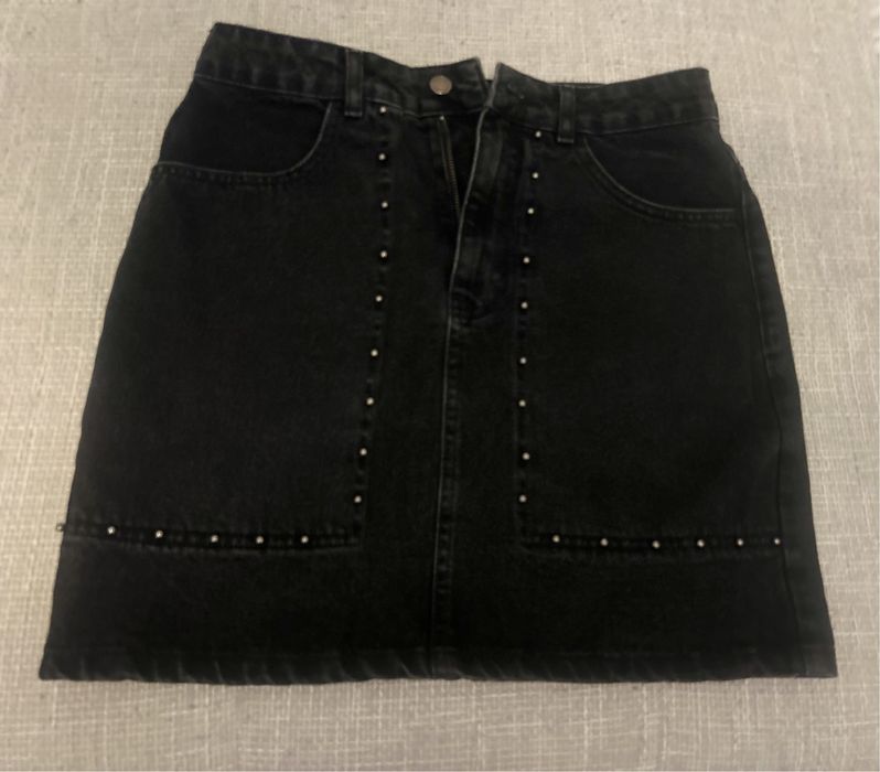 Fusta din blug, neagra, marimea L