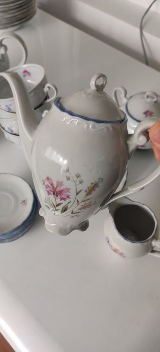 Set ceai și cafea porțelan, ambele noi!