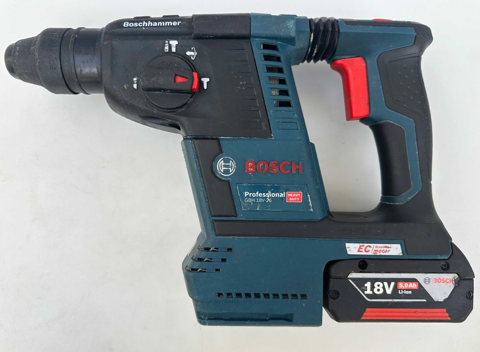 BOSCH GBH 18V-26 - Безчетков перфоратор 2x18V 5.0Ah 2.6J