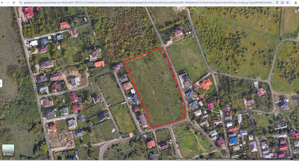 Teren 13.337 mp Iasi, Pacurari