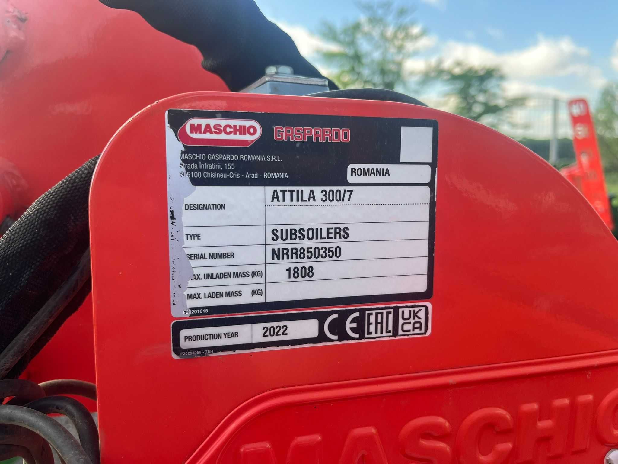 Scarificator Maschio Gaspardo Attila 300/7