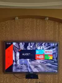 Продам телевизор Samsung 55 дюймов с приставкой Смарт ТВ