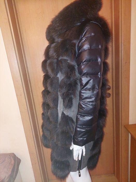 Зимни палта естествен косъм