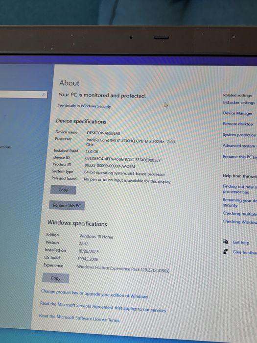 Msi Gaming 17,3” • proceosr i7-4710HQ• 12gb ram• 1tb• Nvidia video