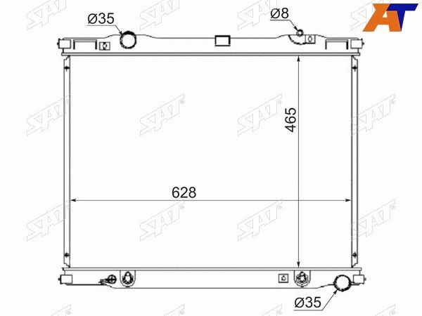 Радиатор Kia Sorento