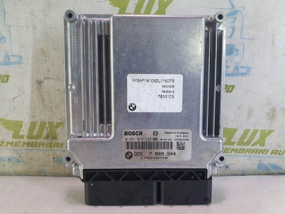 Calculator motor ECU 0281015129 7809944 3.0 d M57N2 BMW X5 E70 [2006