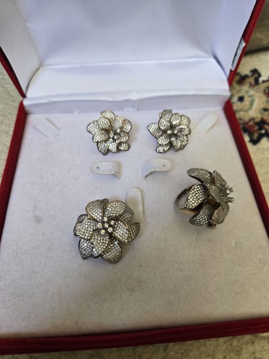 Набор серебро 925 пробы итальянское