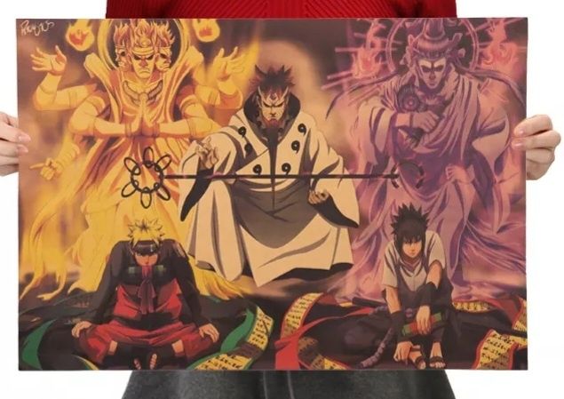 OFERTA 4 + 1 Postere hartie kraft Naruto,Kaguya,Goku

Dimensiune