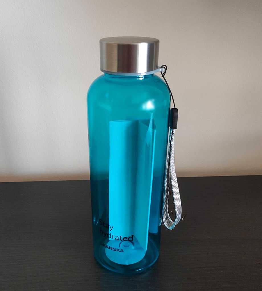 Sticla + pahar pliabil (fara BPA) - NOI