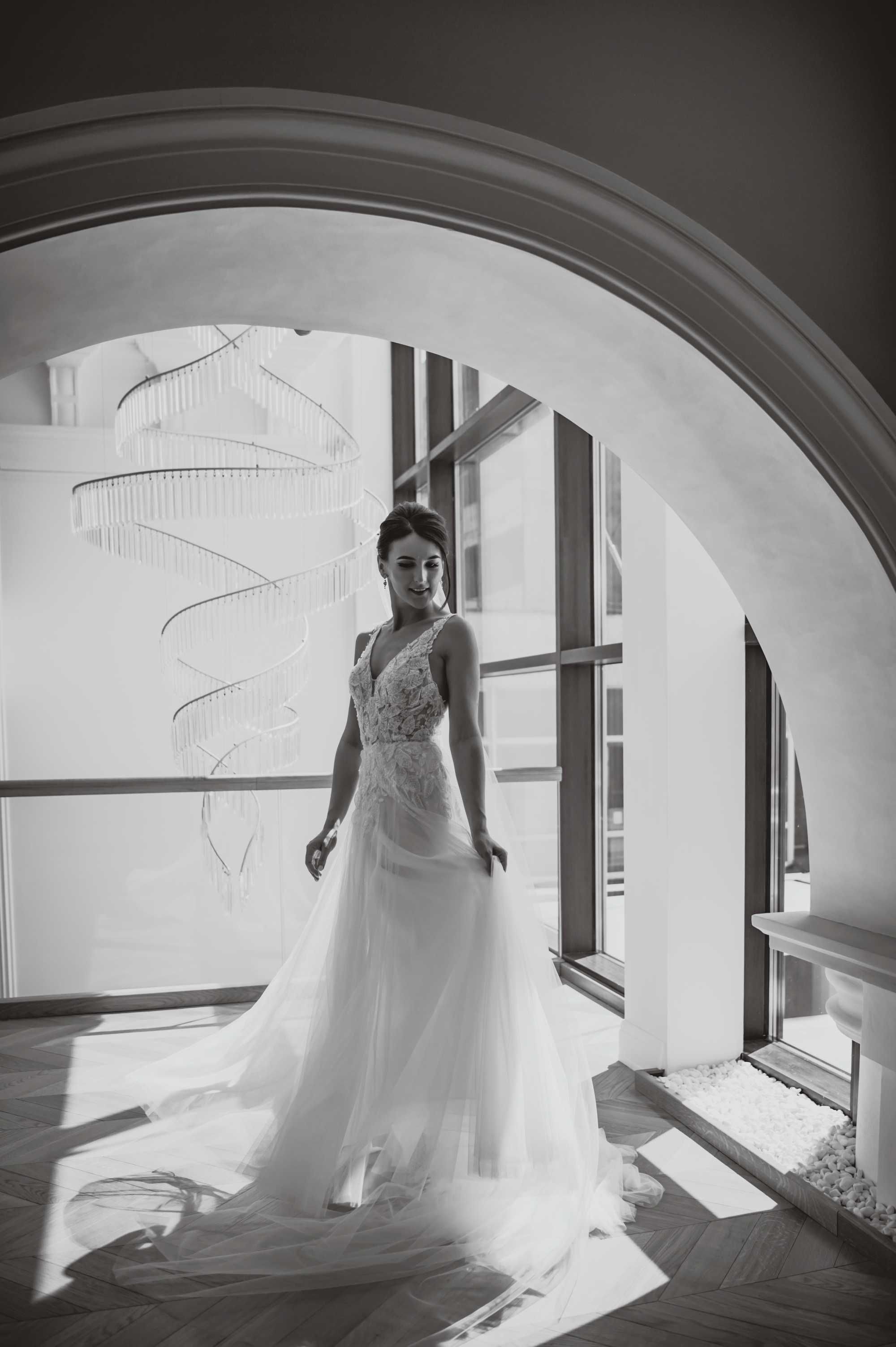 Rochie de miresa cu trena Linia A - La Sposa Collection - St. Patrick