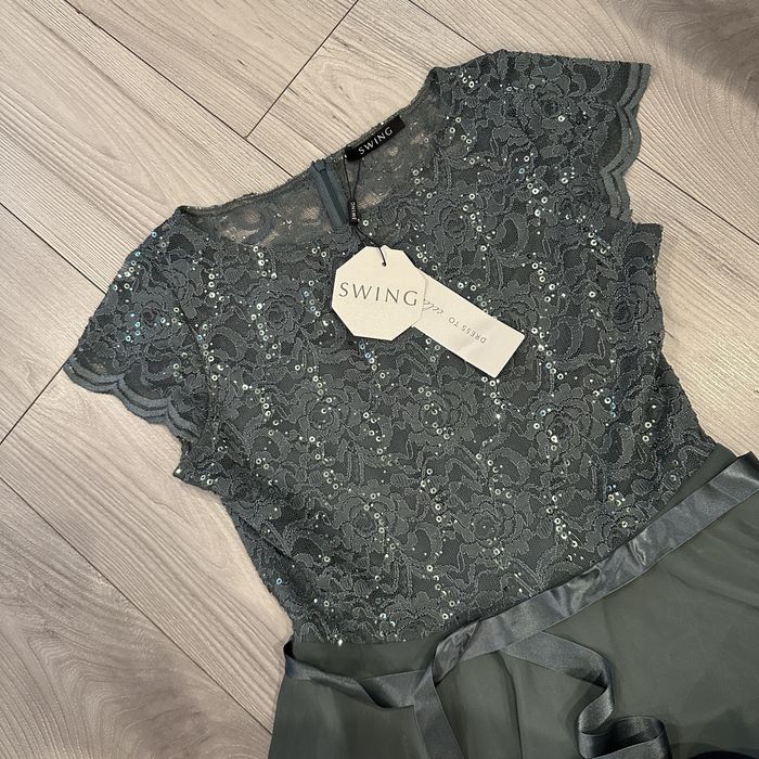 Rochie de ocazie verde SWING XL noua cu eticheta