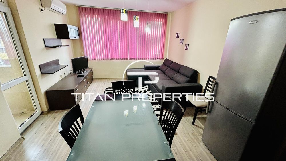 Дава се под наем Двустаен апартамент в Бургас, Меден рудник - зона А - 60 кв.м за 306 € - Снимка #1