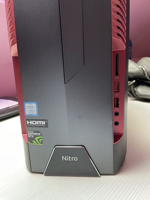 Pc Gaming Acer Nitro, GTX 1660, i5-9400f, 16gb, ssd 512