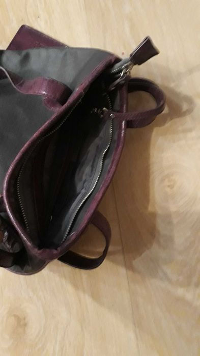 Чанта дамска сиво-лила