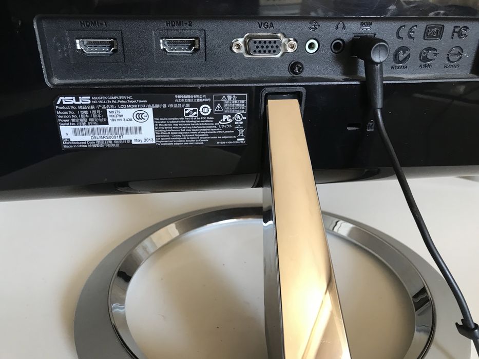 Monitor LED Asus 27", Wide, Full HD, VGA, HDMI, Boxe, Argintiu, MX279H