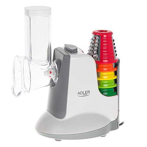Feliator electric legume Adler, AD4815, 150 W, 5 accesorii, alb